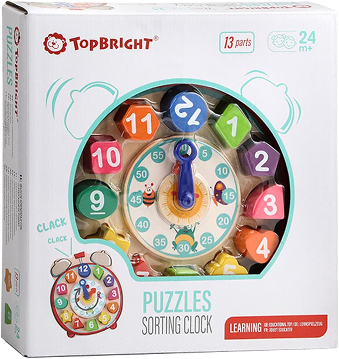 RELOJ DE DIDACTICO TOPBRIGHT