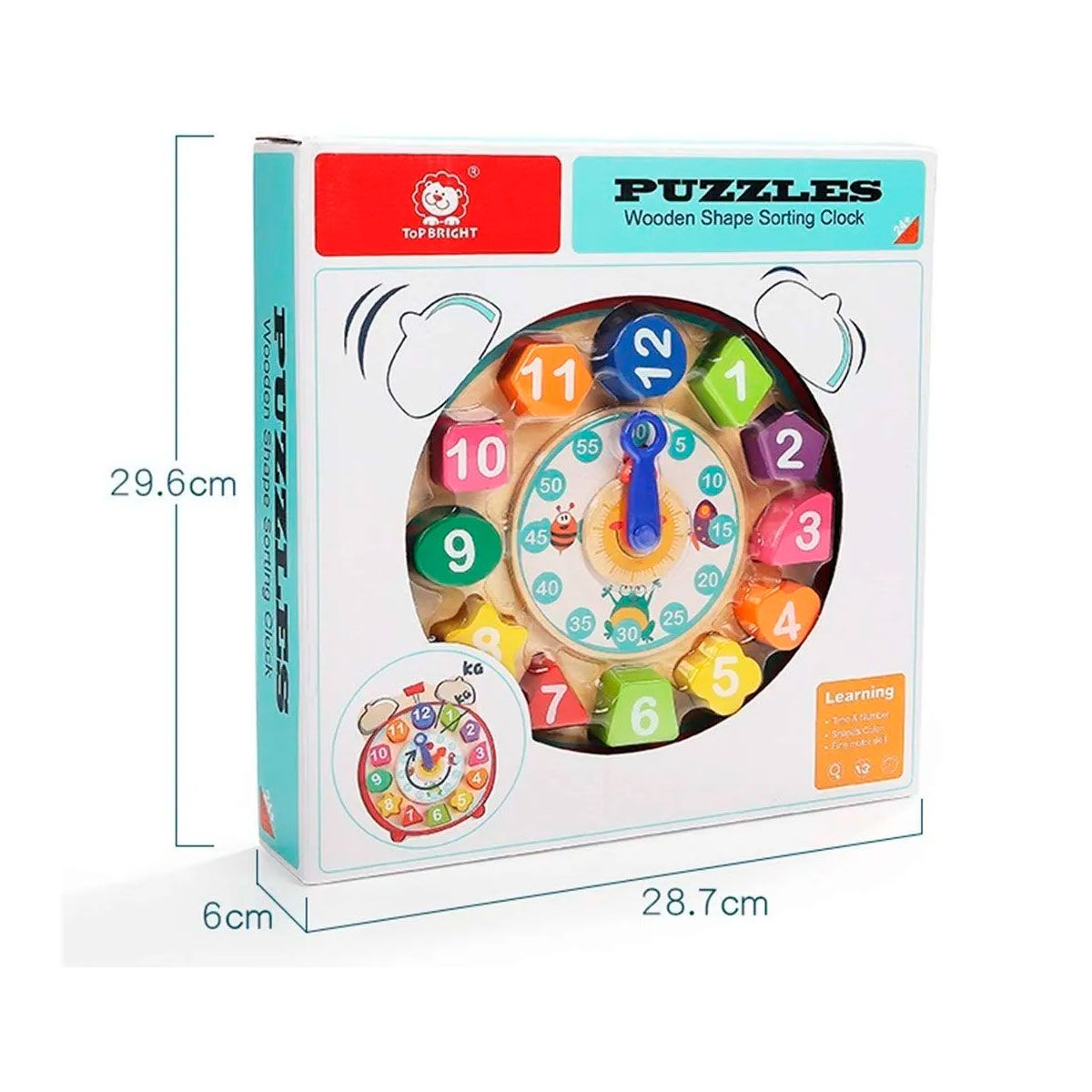 RELOJ DE DIDACTICO TOPBRIGHT