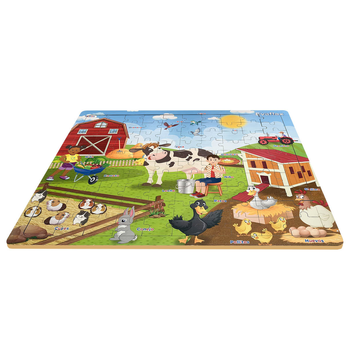 ROMPECABEZAS 100 PIEZAS GRANJA