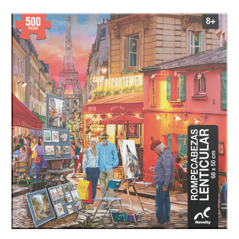 ROMPECABEZAS 500 PIEZAS LENTICULAR PARIS