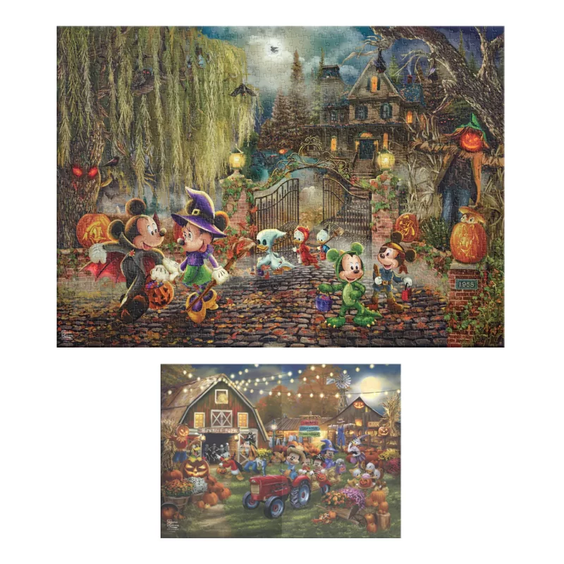 ROMPECABEZAS MICKEY 1000 PIEZAS HALLOWEEN 2 ROMPECABEZAS MICKEY 1000 PIEZAS HALLOWEEN