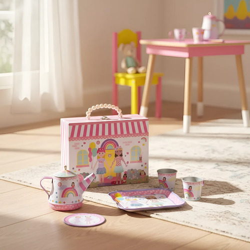 Juego de Té Musical de 9 Piezas Mejores Amigas – Floss & Rock