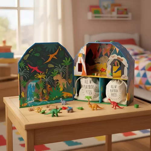 Playbox Dinosaurios 15 Piezas – Floss & Rock Playbox Dinosaurios 15 Piezas – Floss & Rock