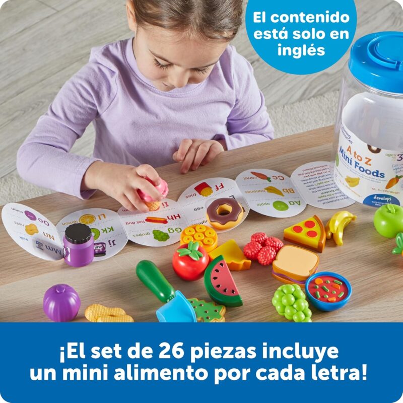 MINI ALIMENTOS DE ABECEDARIO - LEARNING RESOURCES