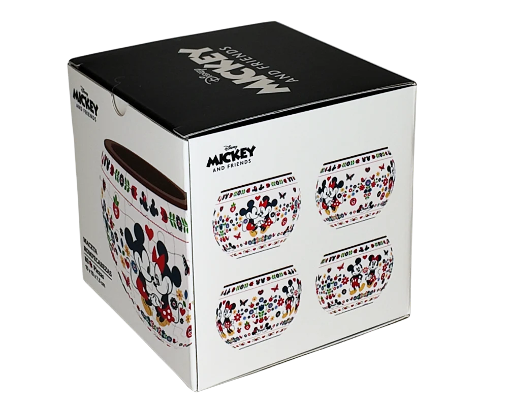 ROMPECABEZAS 80 PIEZAS MICKEY Y MINIE MACETA