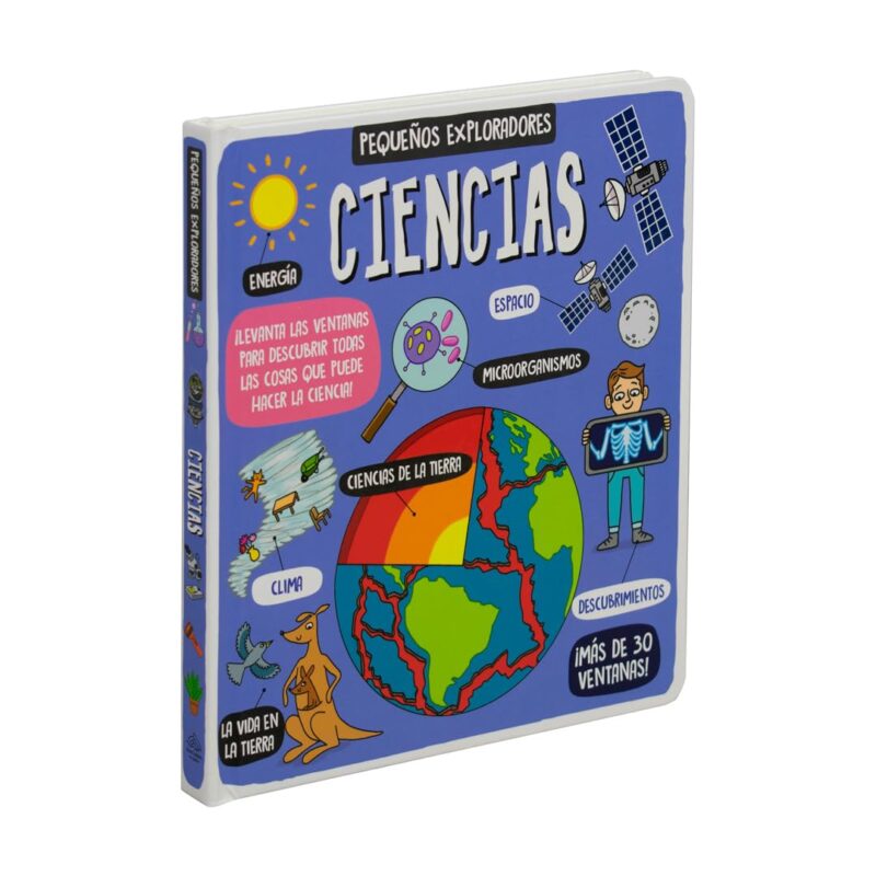 Libro Infantil con Ventanas: Pequeños Exploradores: Ciencias