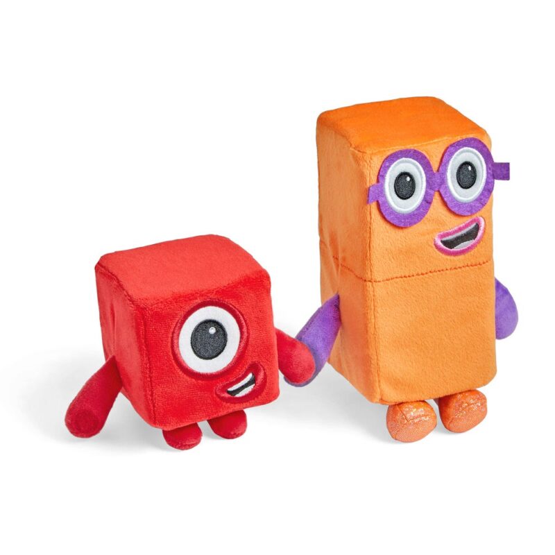 Numberblocks Peluche Número Uno y Dos