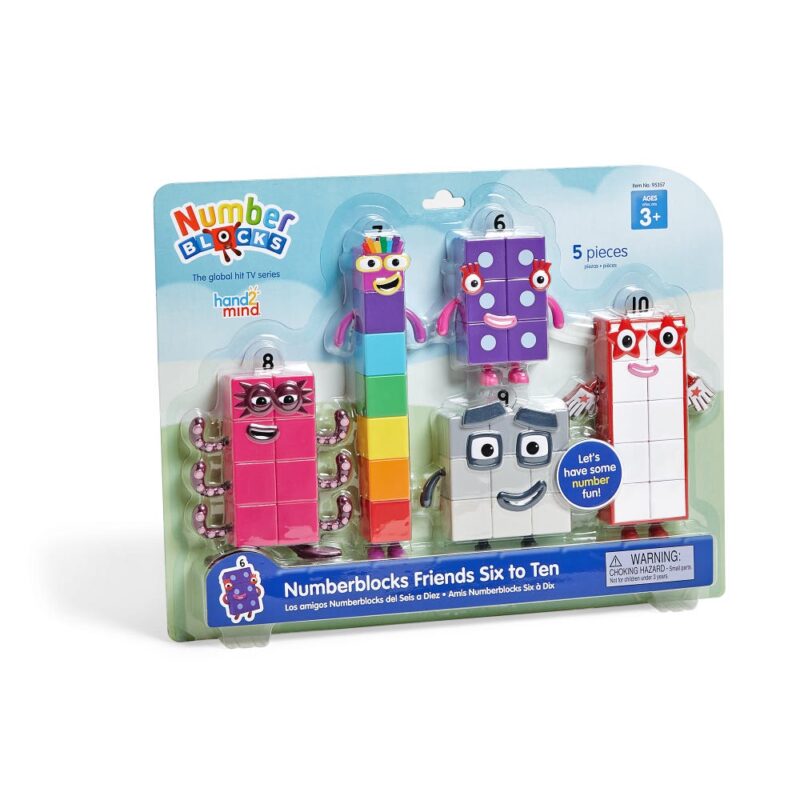 Set Figuras del Seis al Diez Numberblocks