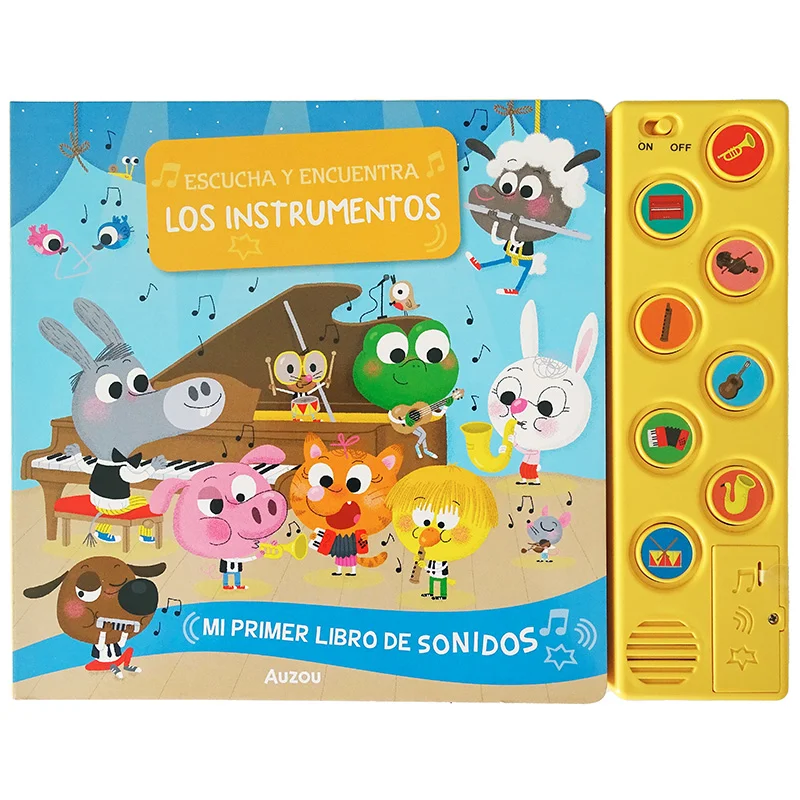 Escucha y Encuentra los instrumentos Libro con Sonido