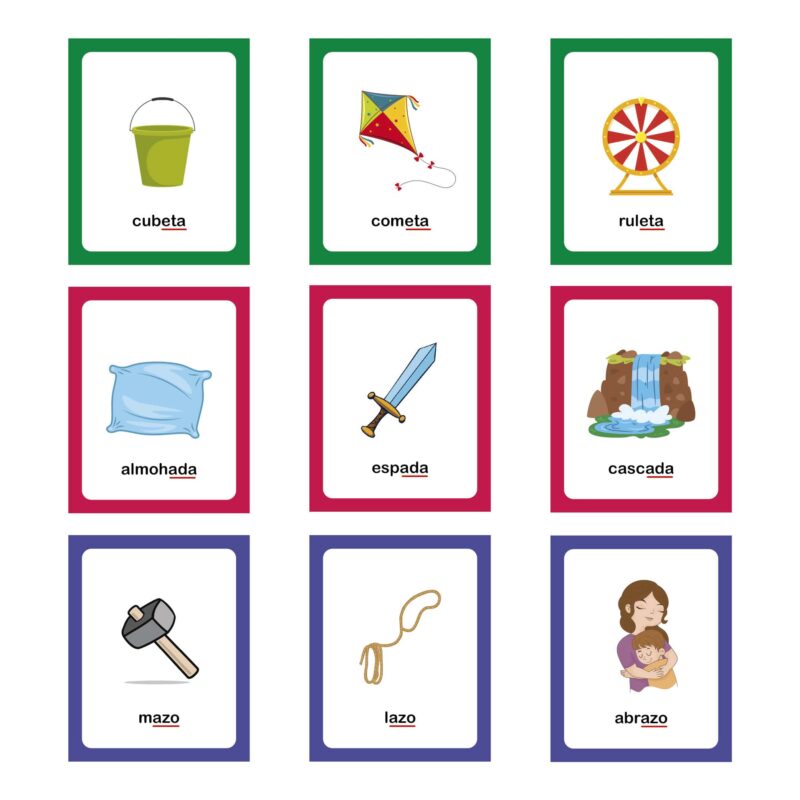 CONCIENCIA FONOLOGICA TARJETAS VIA APRENDE