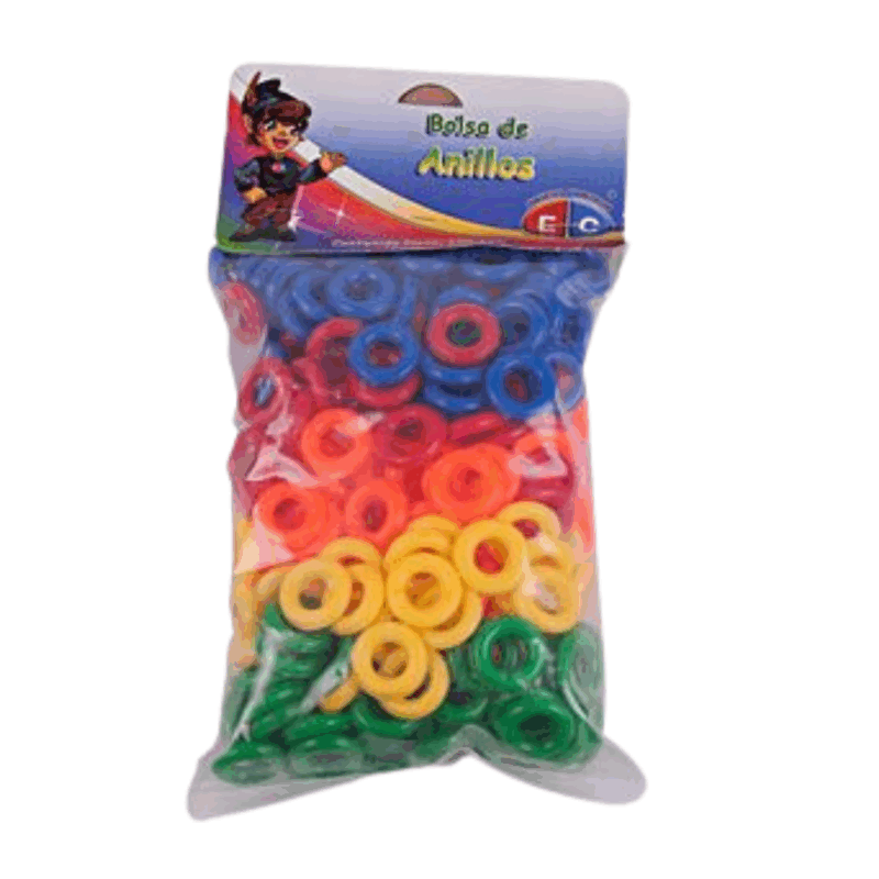BOLSA DE ANILLOS MATERIAL DIDACTICO