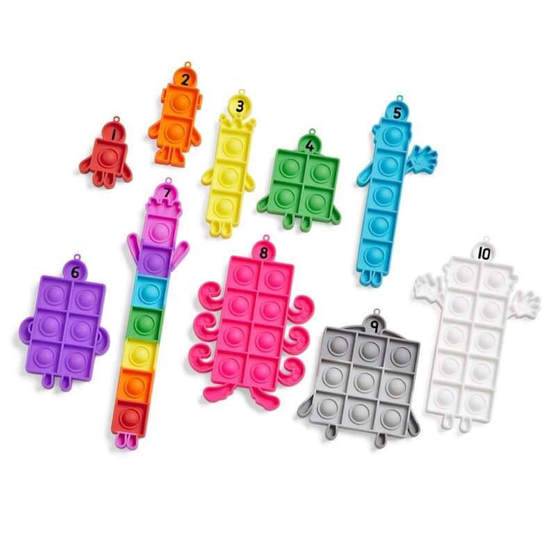 Pop it Sensoriales Numberblocks