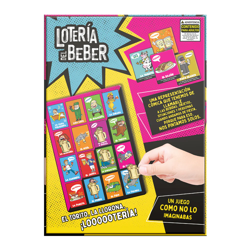 LOTERIA DEL BEBER JUEGO DE MESA