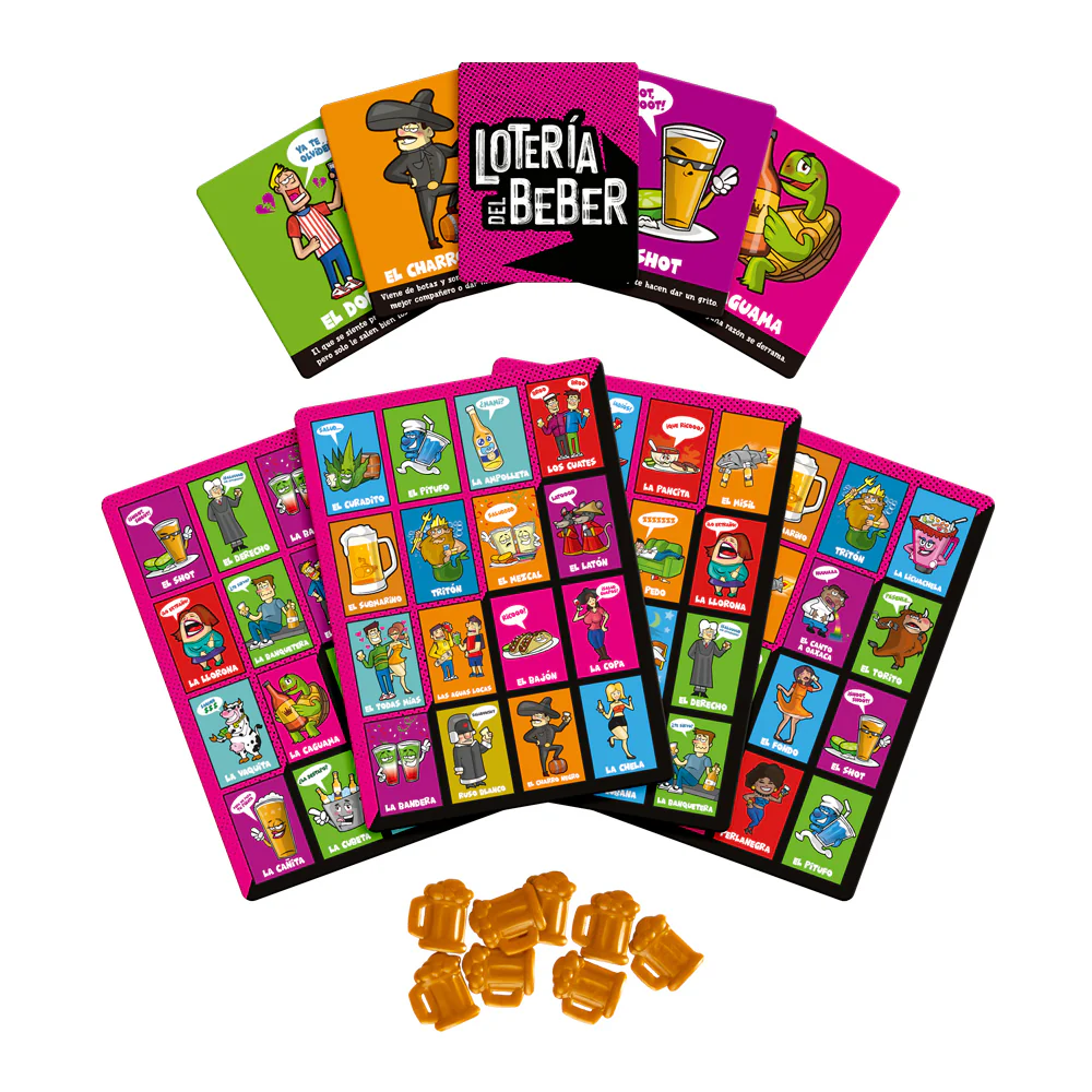 LOTERIA DEL BEBER JUEGO DE MESA