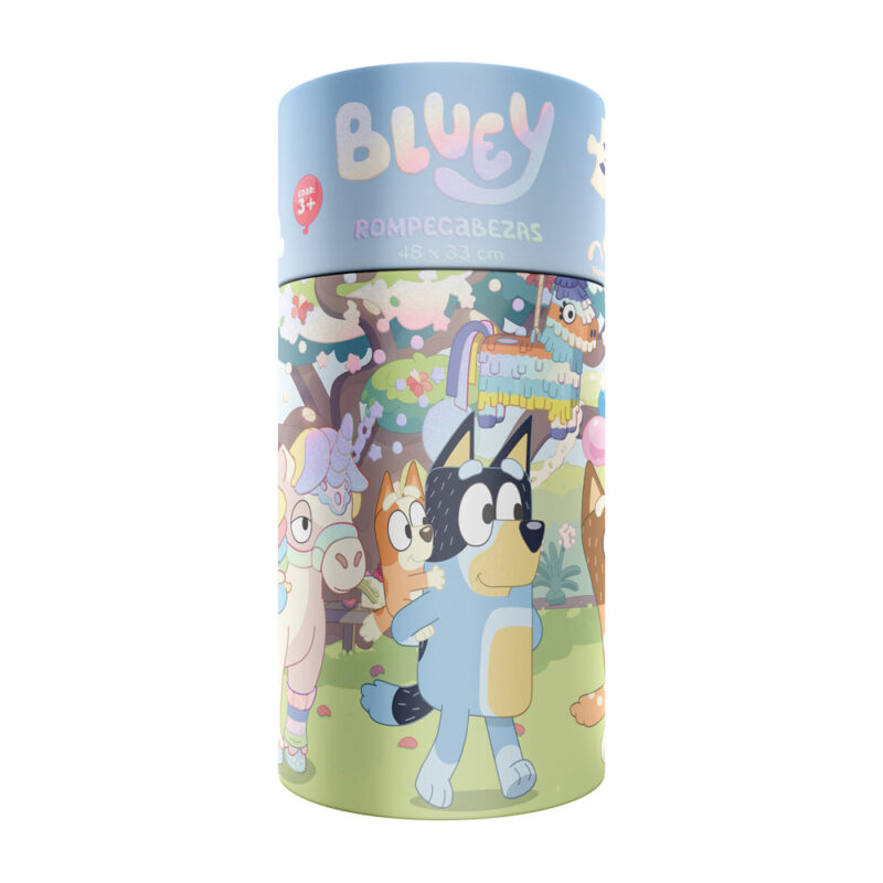 Rompecabezas Infantil en Cilindro Bluey 36 Piezas