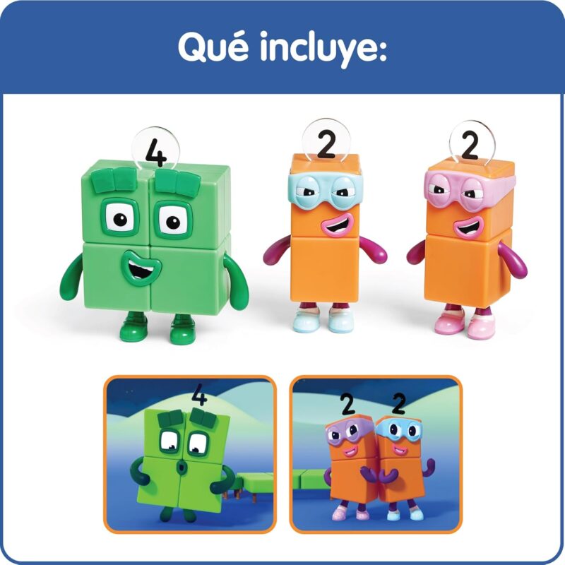 Figuras Numberblocks Cuatro y Los Terribles Dos – Hand2Mind