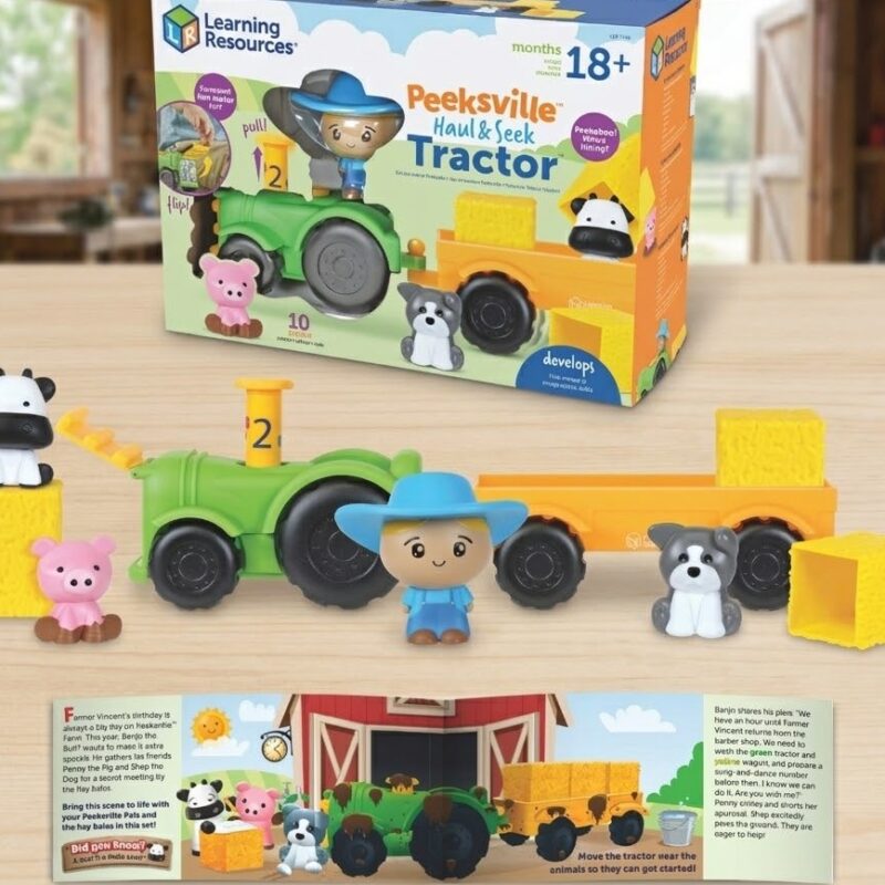 Tractor de Arrastre Peeksville – LEARNING RESOURCES