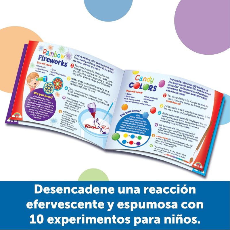 Set Experimentos Volcán Laboratorio de Ciencia Preescolar