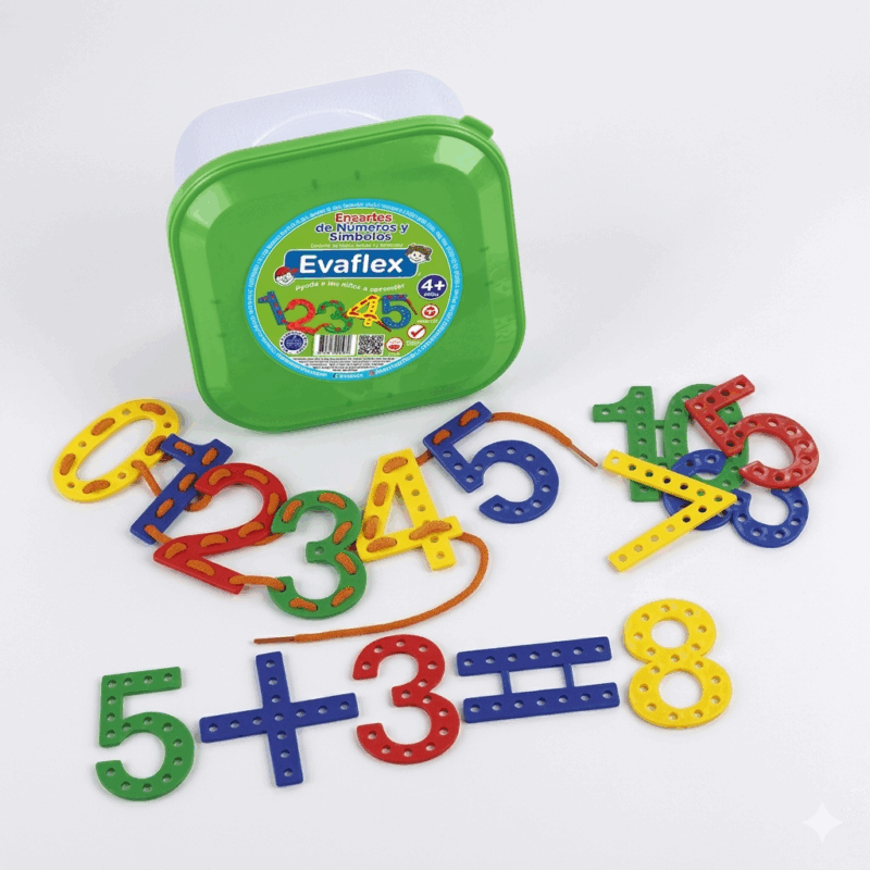 Ensarte de Numeros y Simbolos 60 pzs