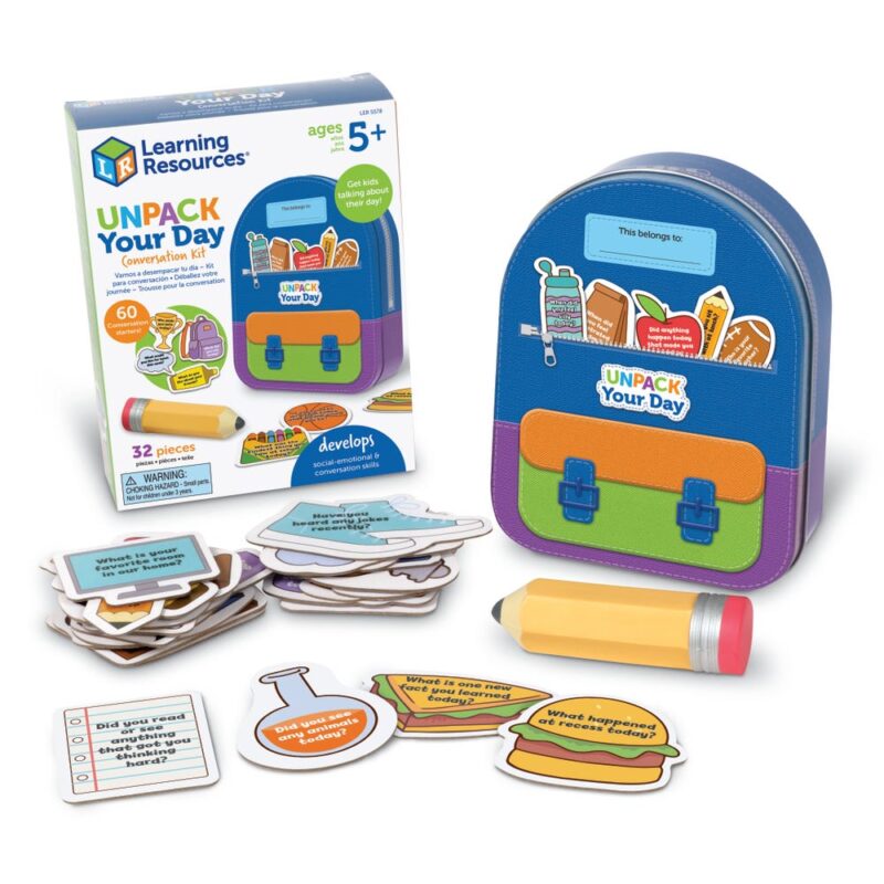 Mochila Kit de conversación del Día, Inglés Learning resources