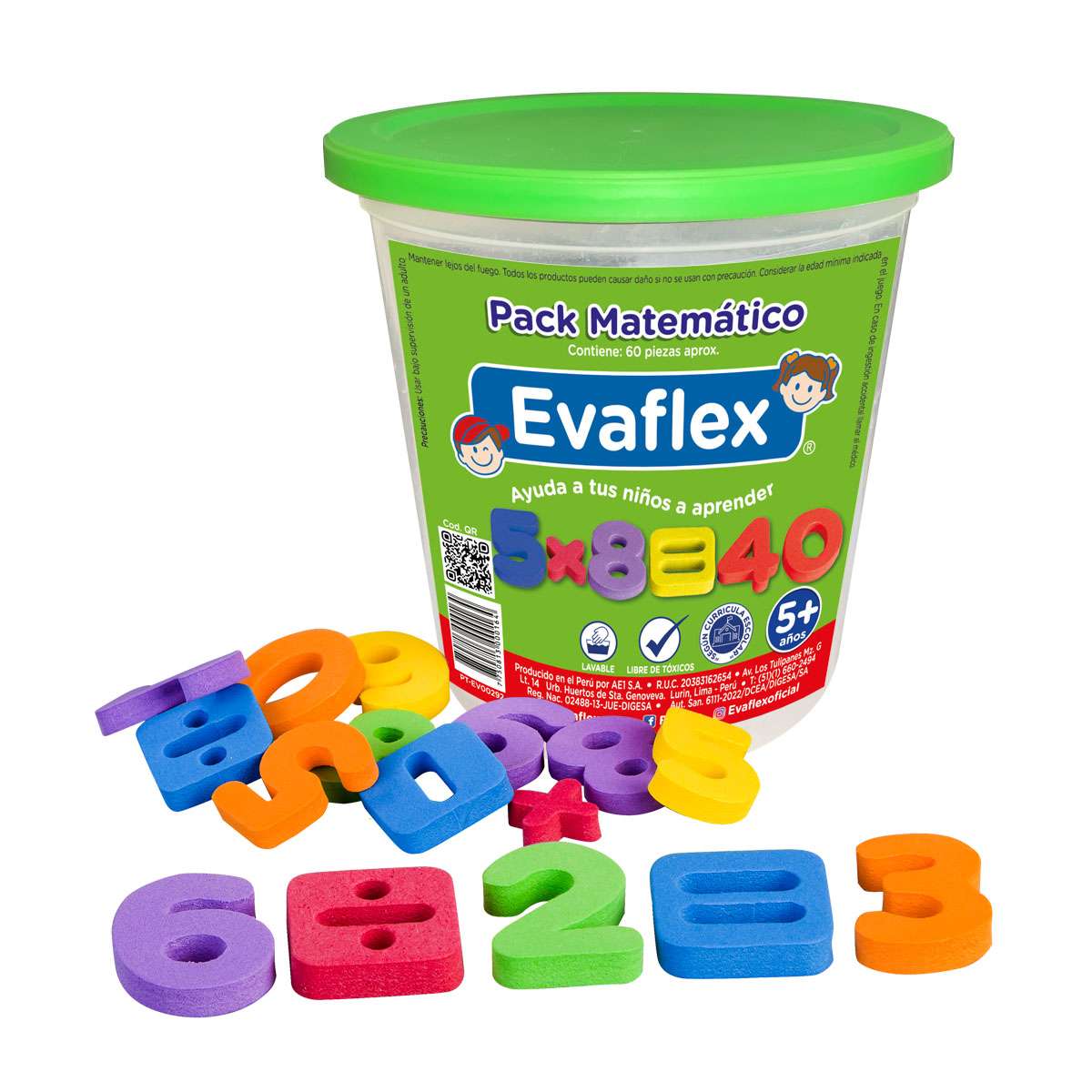 Pack Matematico Foam - Evalex