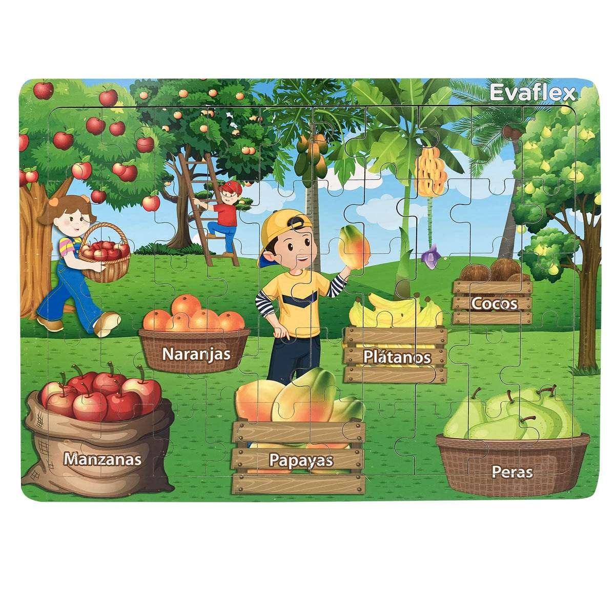rompecabezas Frutas 50 pz