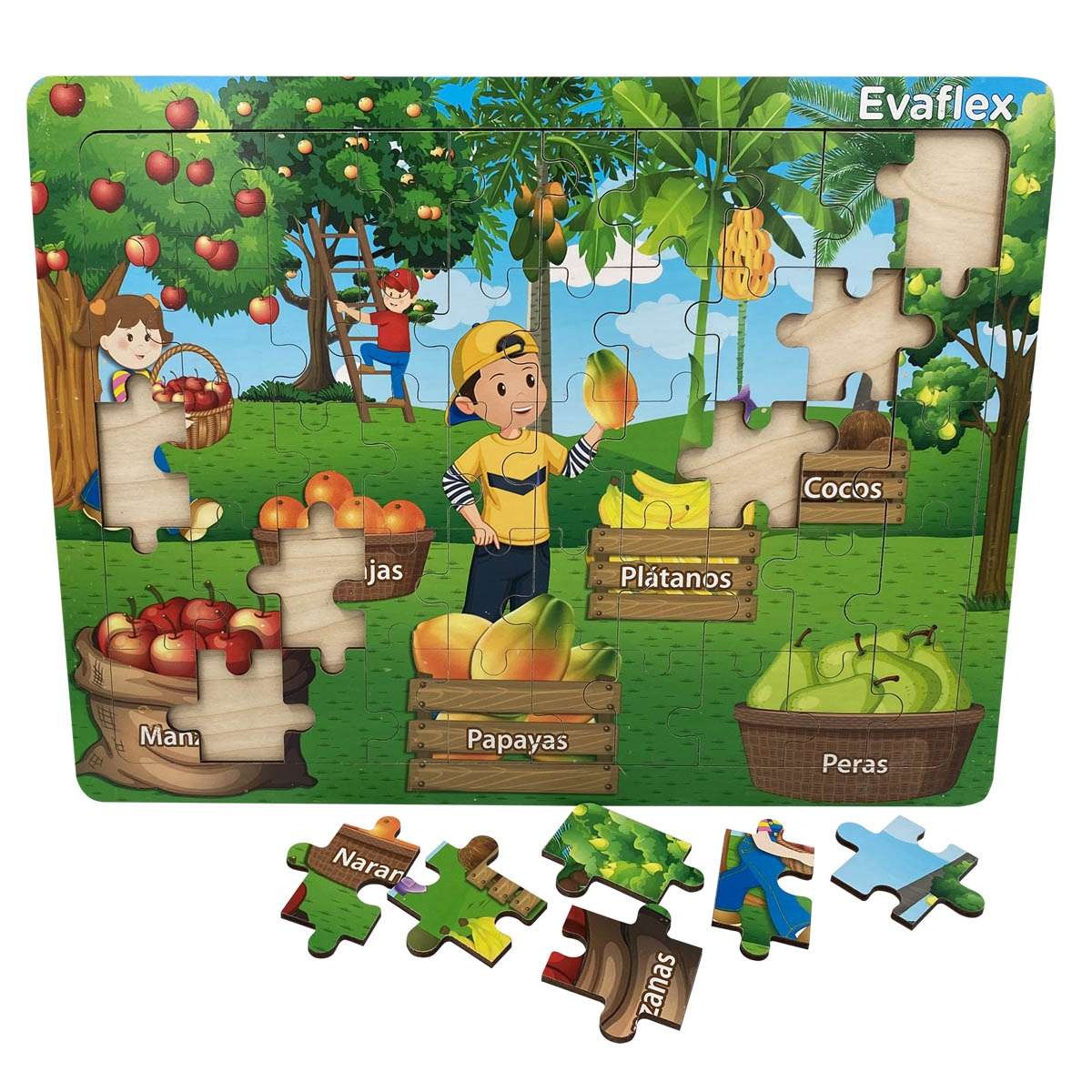rompecabezas Frutas 50 pz