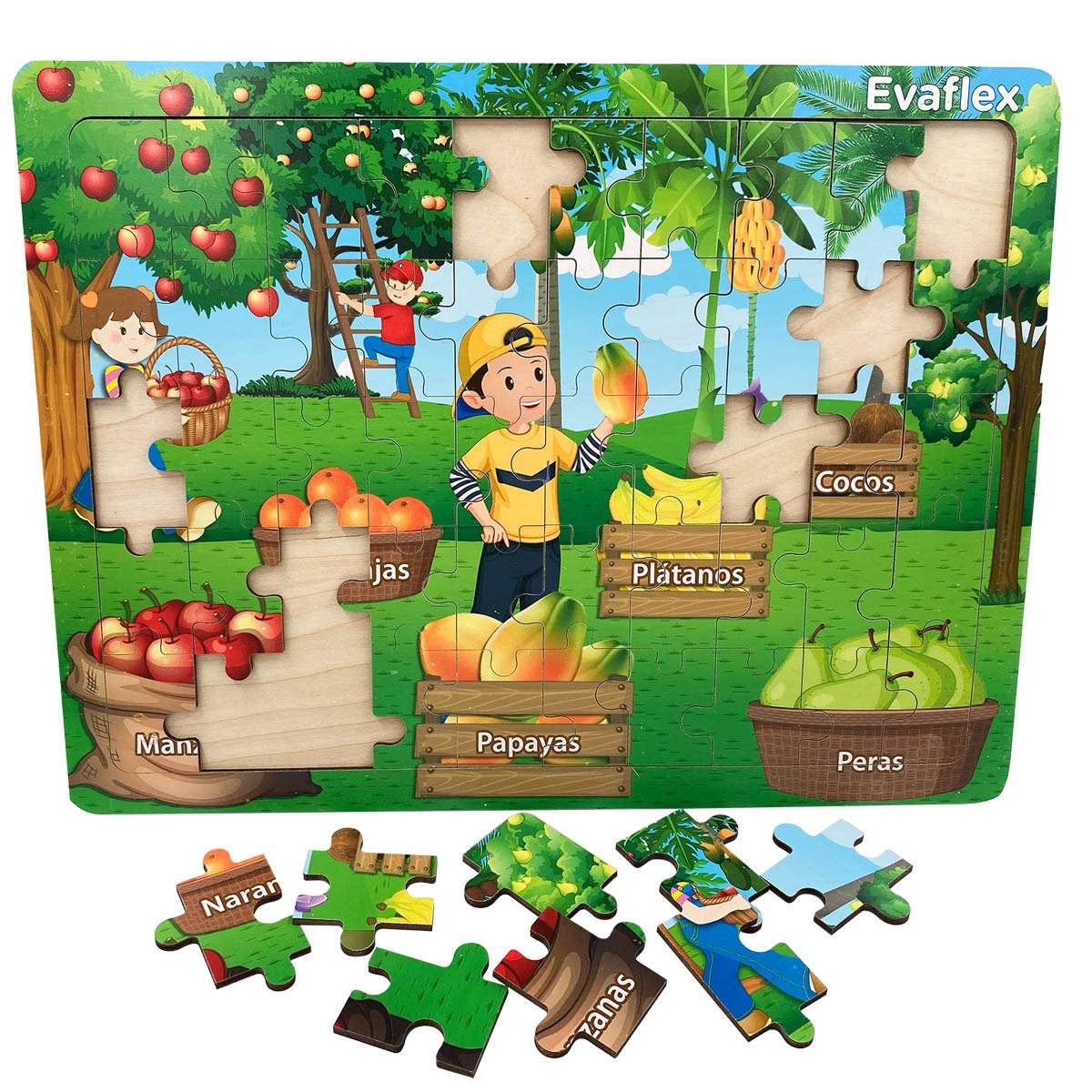 rompecabezas Frutas 50 pz