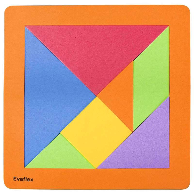 Tangram De Foamy 20 x 20 cm Tangram De Foamy 20 x 20 cm