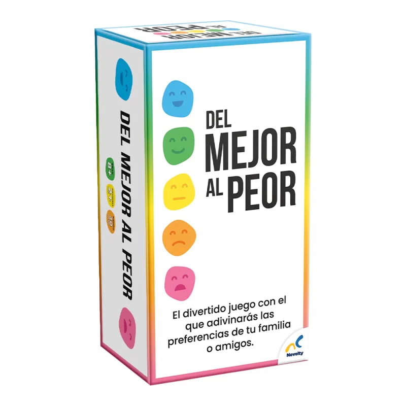 Juego de Cartas DEL MEJOR AL PEOR - Novelty