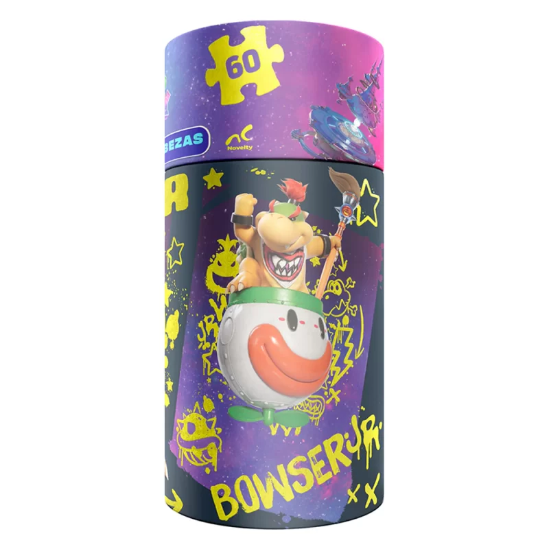 Rompecabezas Mario Galaxy Holográfico Cilindro 60 Piezas - Novelty