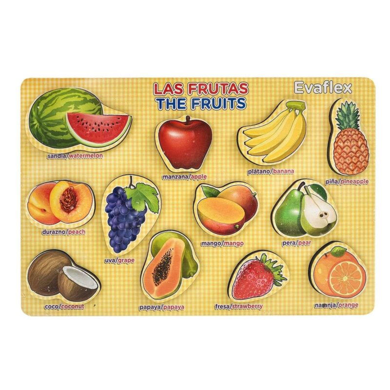 Encaje Frutas (12 pzs)