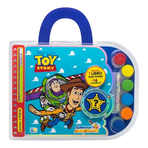 libro acuarelas toy story