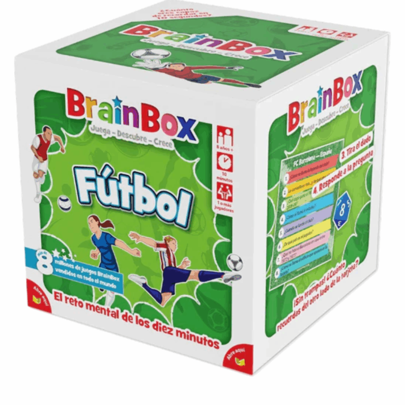 BRAINBOX FUTBOL: JUEGO DE MESA EN ESPAÑOL. ASMODEE