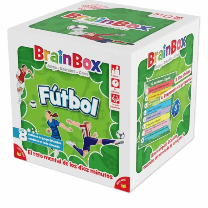 BRAINBOX FUTBOL: JUEGO DE MESA EN ESPAÑOL. ASMODEE