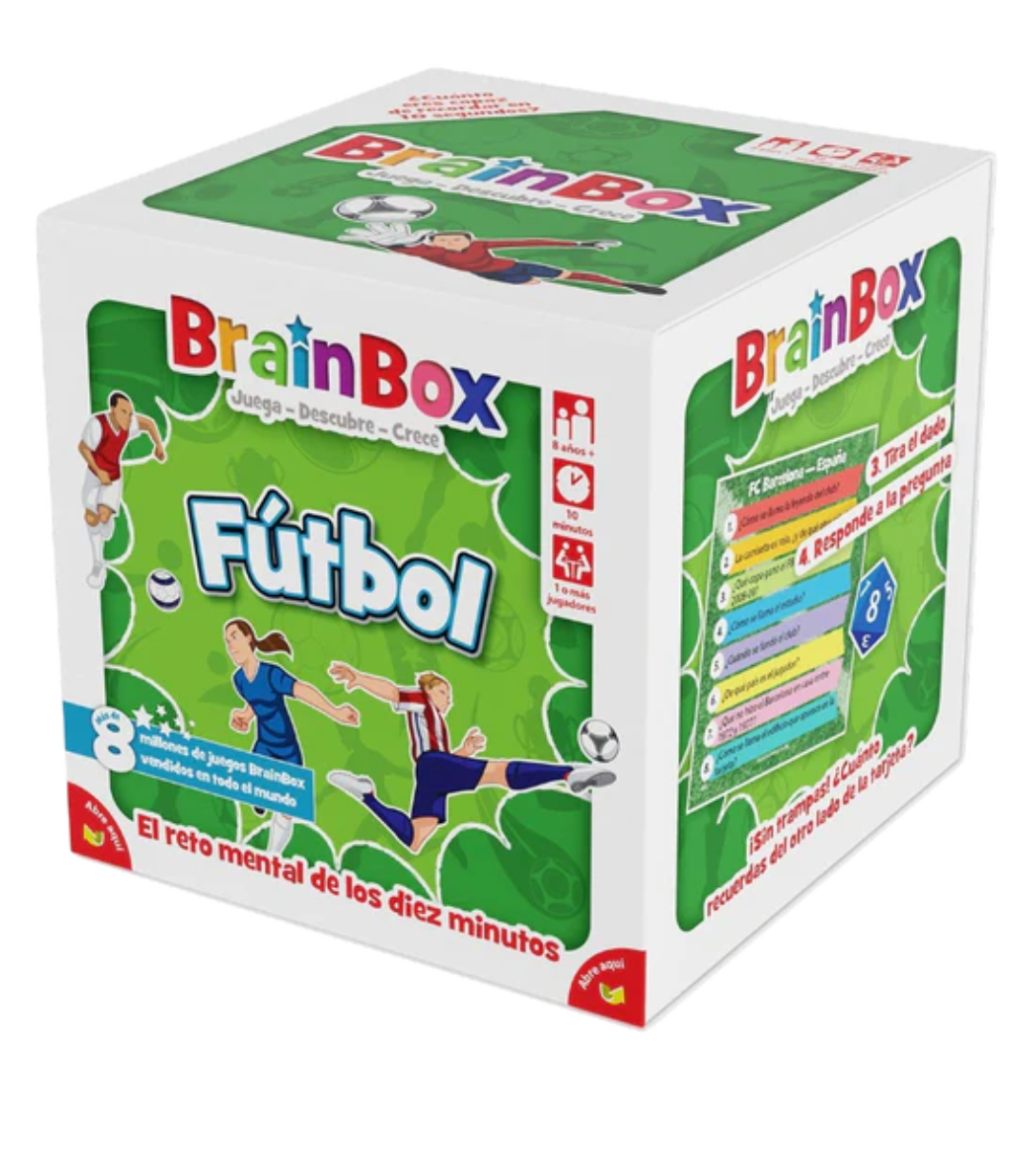 BRAINBOX FUTBOL: JUEGO DE MESA EN ESPAÑOL. ASMODEE