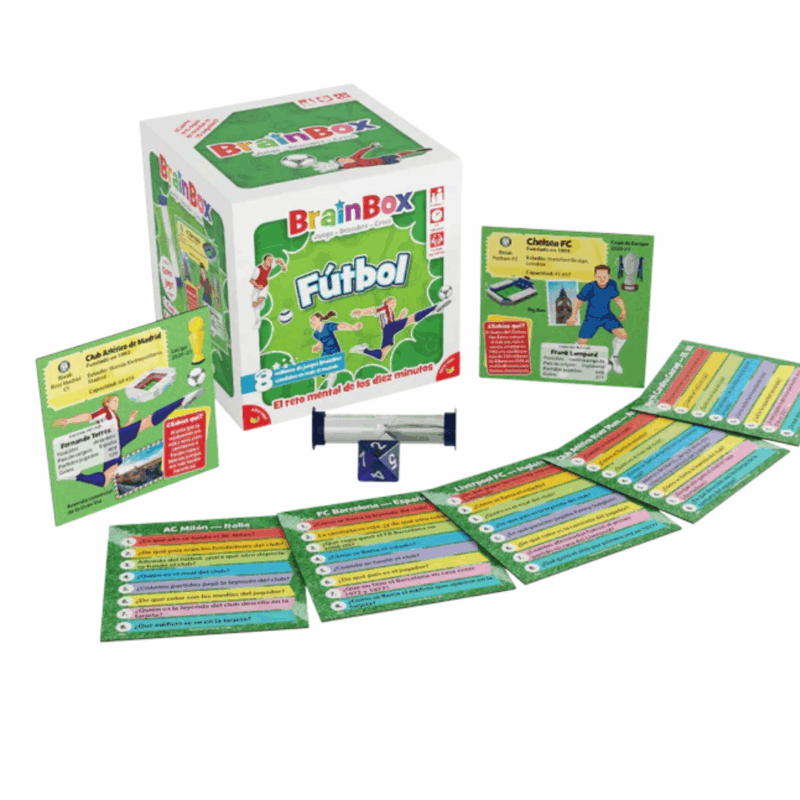 BRAINBOX FUTBOL: JUEGO DE MESA EN ESPAÑOL. ASMODEE BRAINBOX FUTBOL: JUEGO DE MESA EN ESPAÑOL. ASMODEE