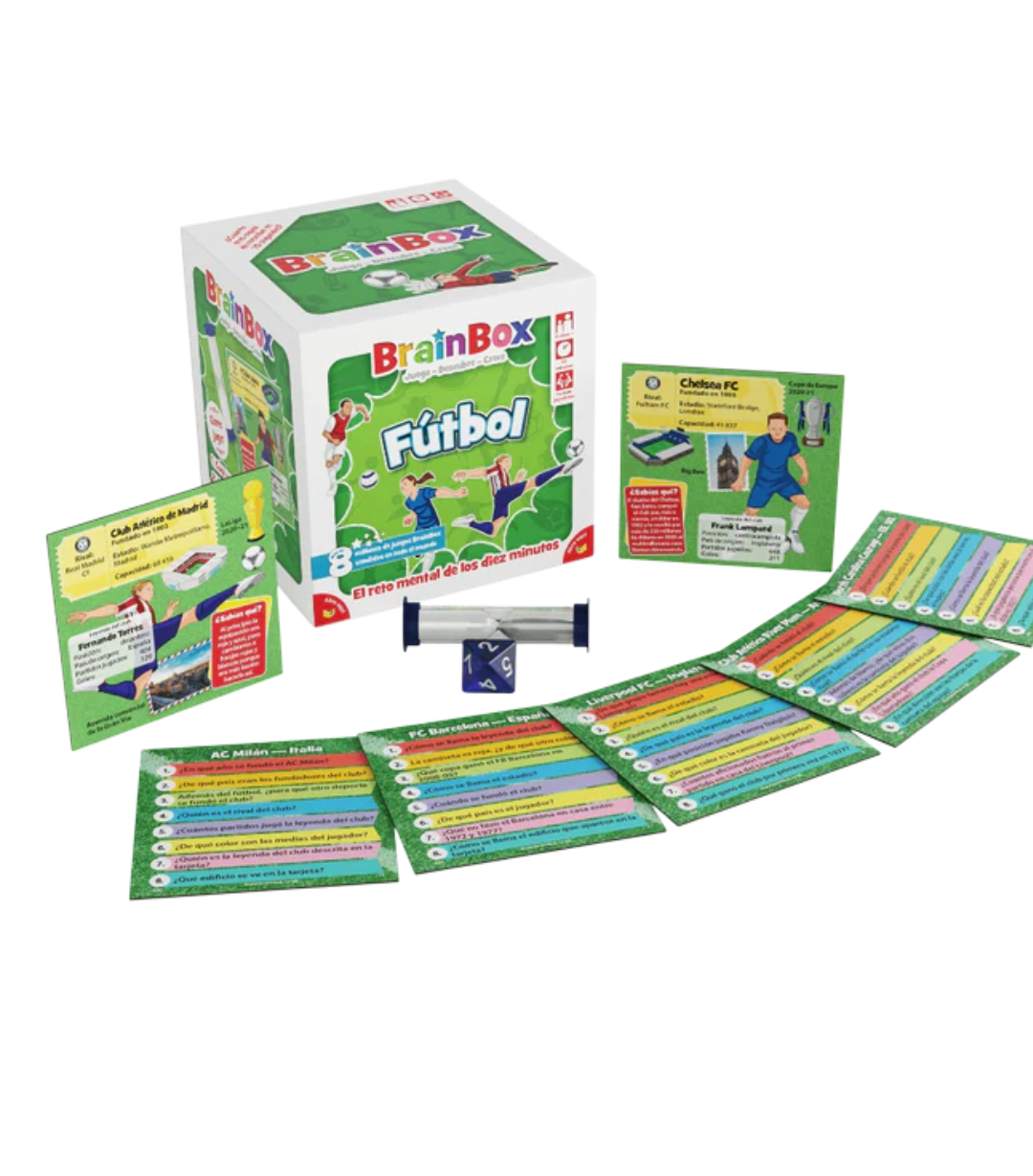 BRAINBOX FUTBOL: JUEGO DE MESA EN ESPAÑOL. ASMODEE