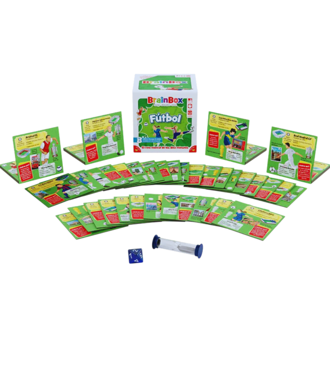 BRAINBOX FUTBOL: JUEGO DE MESA EN ESPAÑOL. ASMODEE