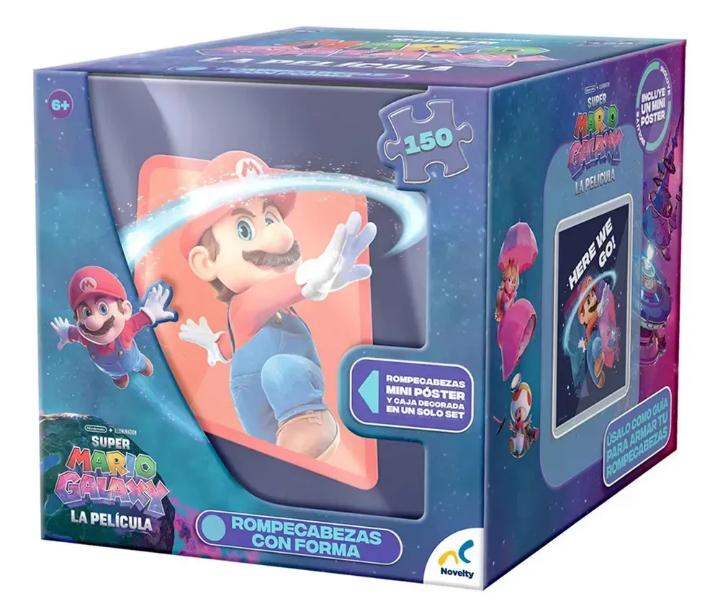 Rompecabezas Mario Galaxy 150 Piezas Caja Alcancia - Novelty