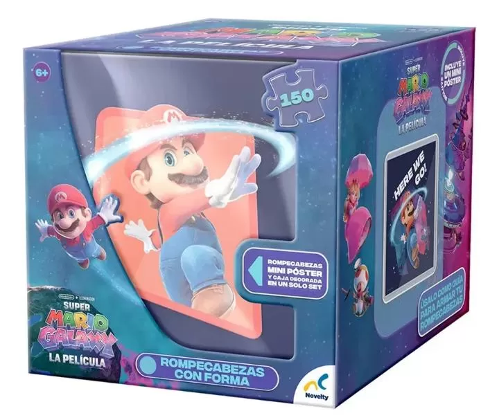 Rompecabezas Mario Galaxy 150 Piezas Caja Alcancia - Novelty