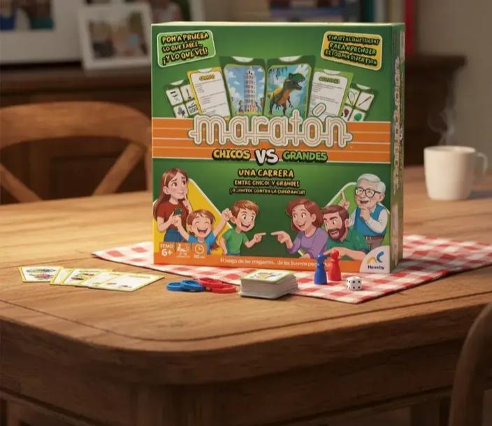 Juego De Mesa Maratón Chicos Vs Grandes - Novelty