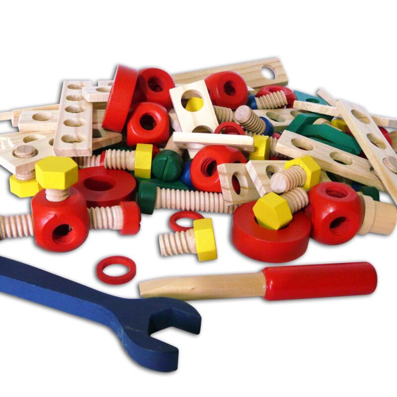 Juego De Construccion MECANO En Madera - Evaflex