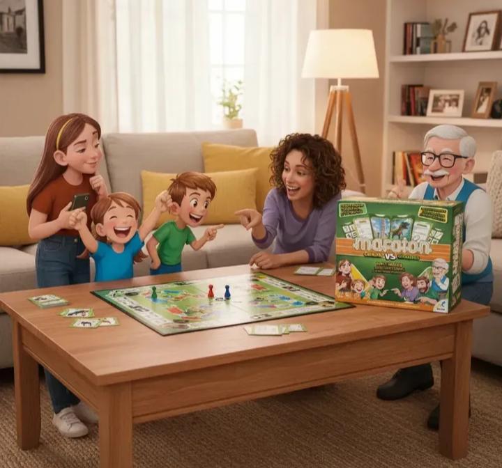 Juego De Mesa Maratón Chicos Vs Grandes - Novelty