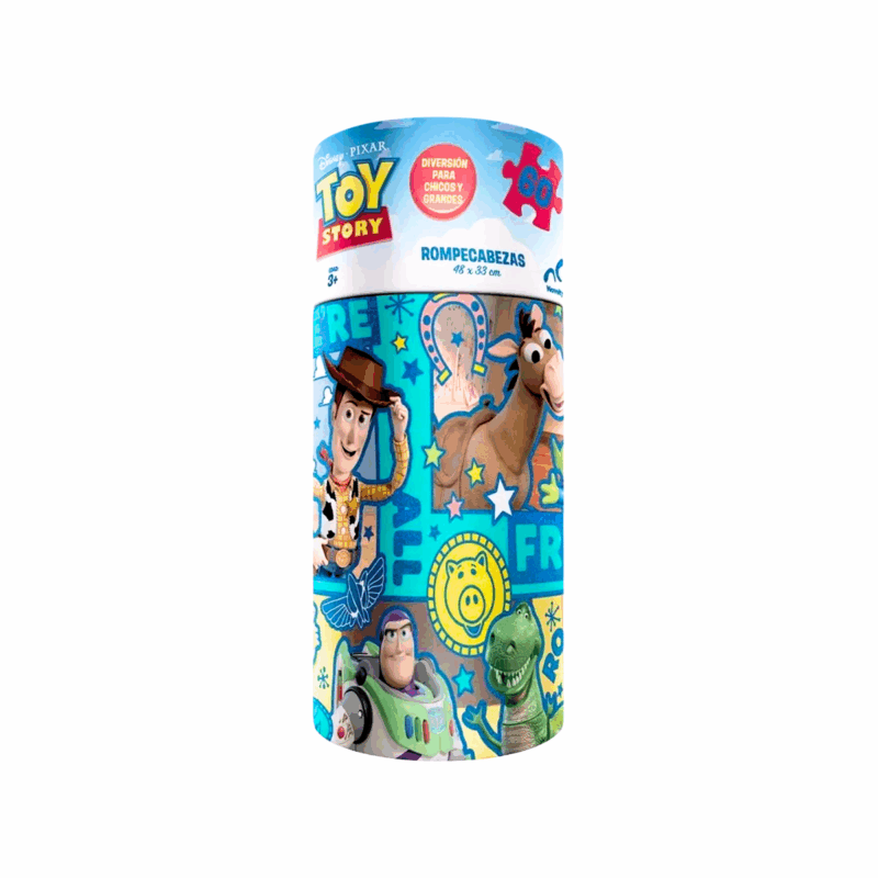 Rompecabezas Clindro Toy Story 60 Piezas- Novelty