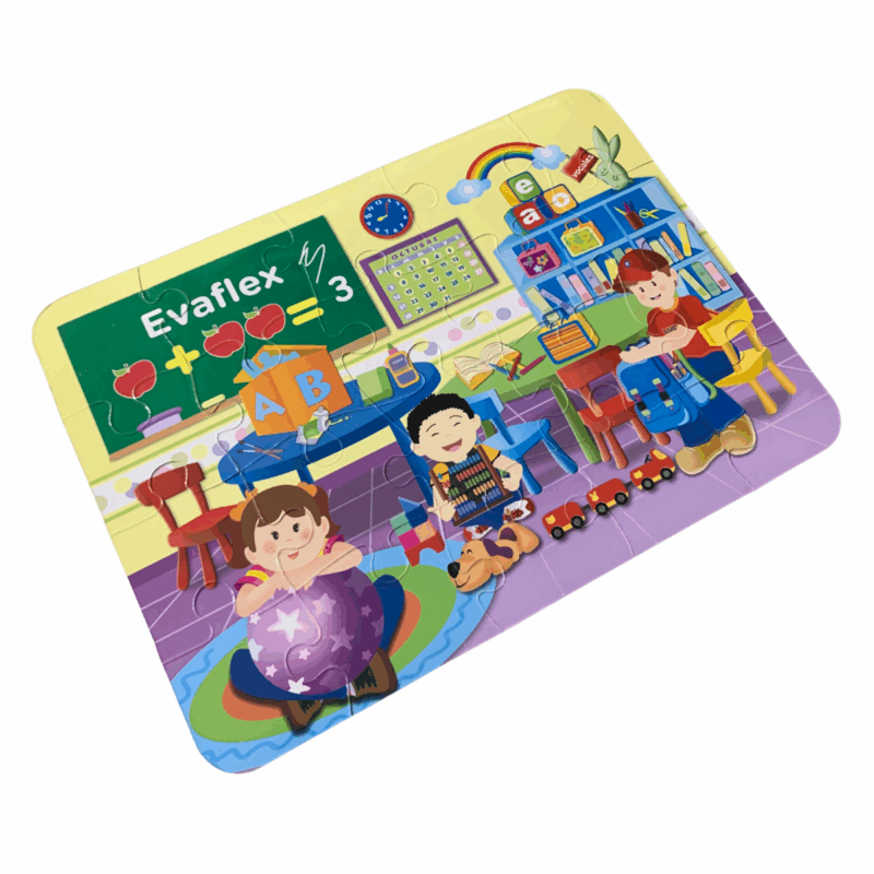 Rompecabezas de Foamy Salon De Clases 20 pz - Evaflex