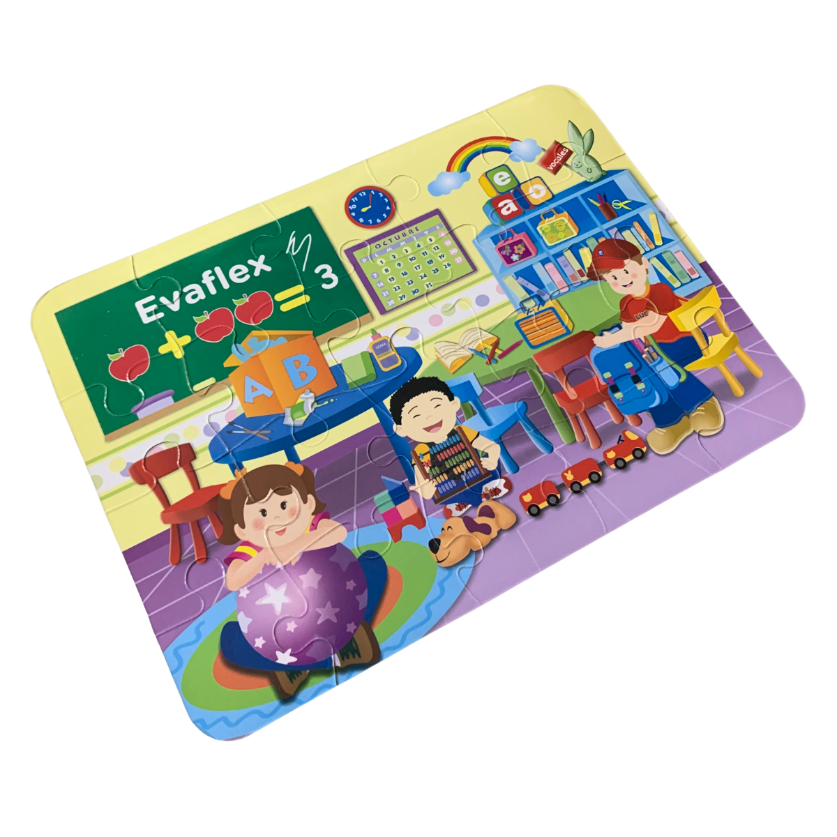 Rompecabezas de Foamy Salon De Clases 20 pz - Evaflex