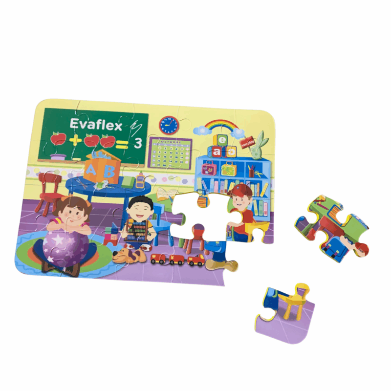 Rompecabezas de Foamy Salon De Clases 20 pz - Evaflex