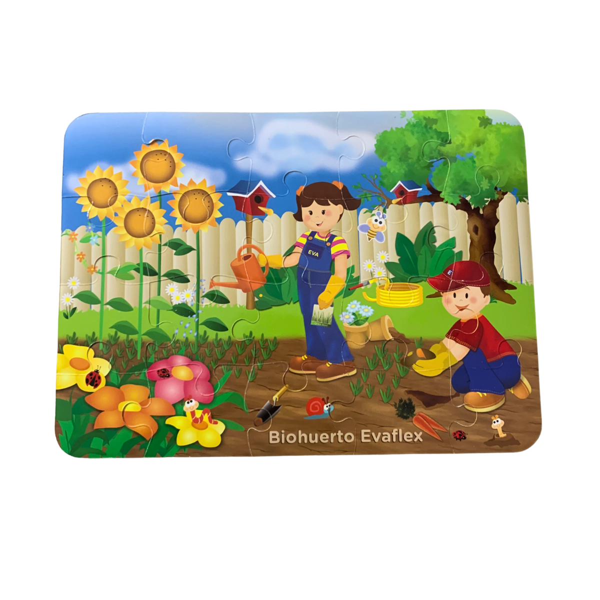 Rompecabezas de Foamy Bio Huerta 20 pz – Evaflex