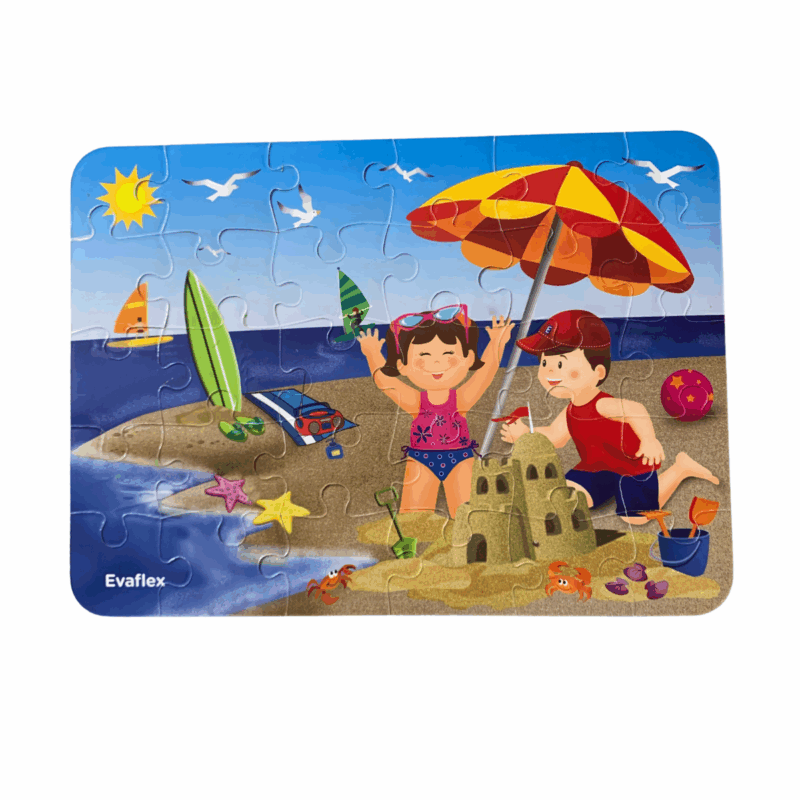 Rompecabezas de Foamy Playa 30 pz – Evaflex